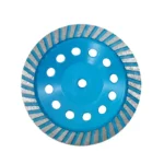 COPA DE DIAMANTE 7" AZUL PLATA P/DESBASTE MARMOL