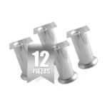 PATA/P/SOFA B140 CROMADA 100MM 12PZ