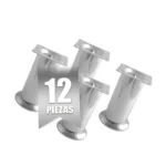 PATA P/SOFA B140 CROMADA 120MM 12PZ