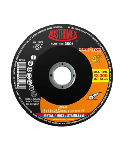 DISCO DE CORTE A/INOXIDABLE 4 1/2" X.40X7/8" KREAT