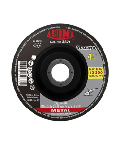 DISCO DE CORTE P/METAL  4 1/2" X1/2"X7/8" MAGMA