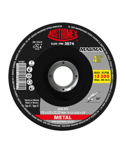 DISCO DE CORTE METAL 4 1/2" X 5/32"X7/8" MA