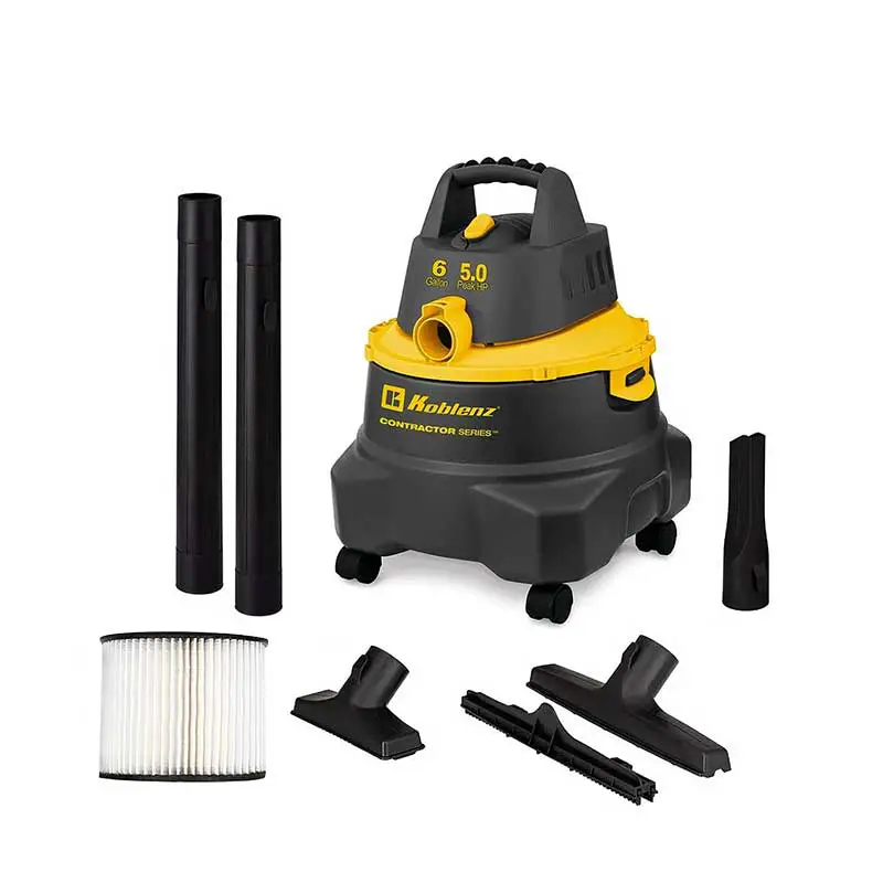 ASPIRADORA DE SECO Y MOJADO 6 GALONES INDUS