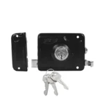 CHAPA P/PUERTA A/SEG IZQ 3BULONES 3 GIROS NGO