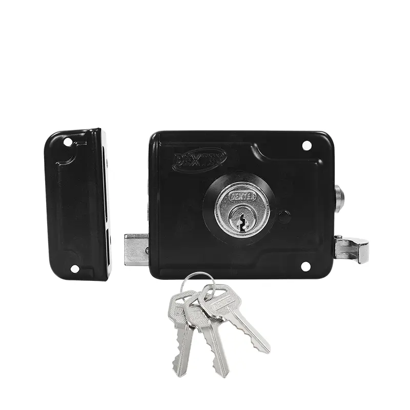 CHAPA P/PUERTA A/SEG IZQ 3BULONES 3 GIROS NGO