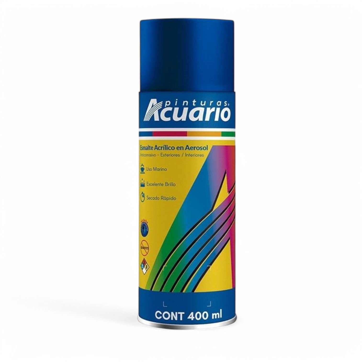 Aerosol Acuario Brillante 400 ml Azul Español