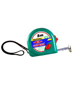 FLEXOMETRO 5 MTS  CADENA MGA-5020 VERDE AQUA