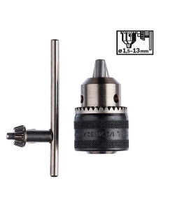 BROQUERO DE 1/2" P/TALADRO REVERSIBLE C/LLAVE