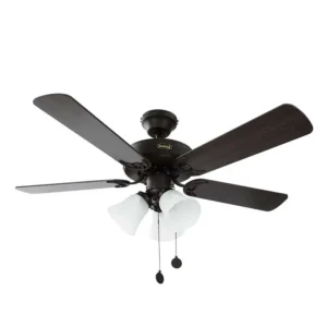 VENTILADOR TECHO 42" 5 ASPAS 3 LAMP BRONC C.CADENA
