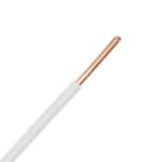 ALAMBRE THW # 10 90° BLANCO ROLLO 100MT IUSA