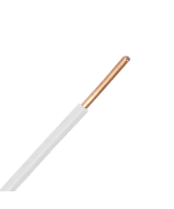 ALAMBRE THW # 10   90° BLANCO ROLLO 100MT IUSA