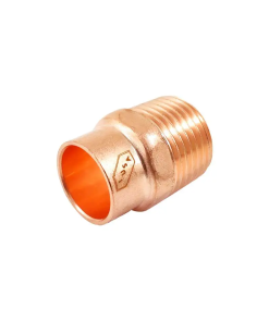 CONECTOR RCA. EXT. 13 MM. 1/2"   600465 IUSA COBRE