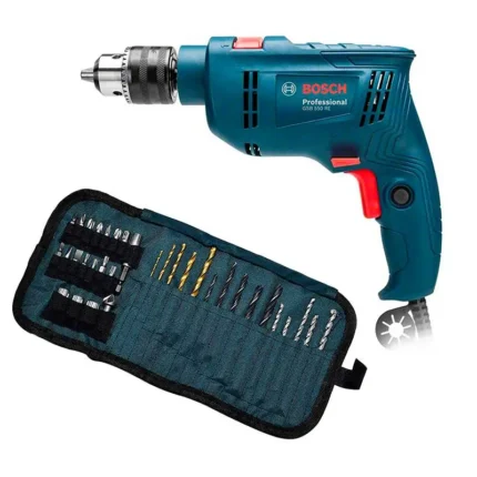 ROTOMARTILLO 1/2" 550W GSB 550 RE + 34 ACCESORIOS