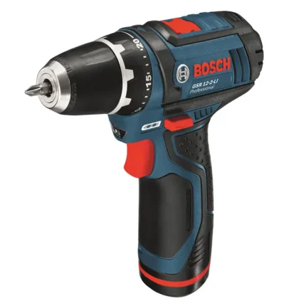 TALADRO ATORNI. 3/8" GSR 12-2-LI CON BATERIA 12V