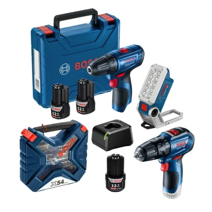 TALADRO ATORNI. 3/8" GSR120-LI 2X12V+ROTO/BAT/LI/S