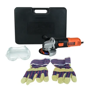 MINIESMERILADORA 4 1/2" 11000RPM +GUANTES Y LENTES