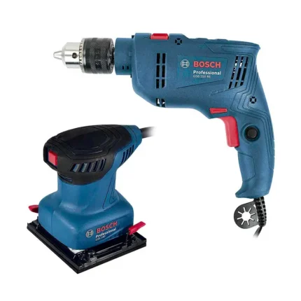 ROTOMARTILLO 1/2" 550W GSB 550 RE + LIJADORA1/4