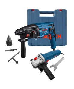 MINIESMERILADORA 4 1/2" 710W+MARTILLO SDS720W+MAND