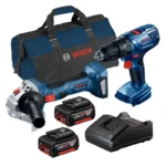 TALADRO PERCUT.1/2" 18V/MINIESMERIL.5"/2BAT/CAR/BO