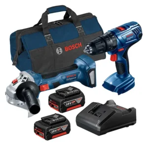 TALADRO PERCUT.1/2" 18V/MINIESMERIL.5"/2BAT/CAR/BO