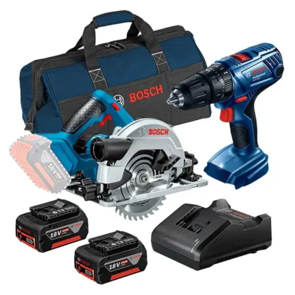 TALADRO PERCUT.1/2" 18V/SIERRA CORT./2BAT/CAR/BO
