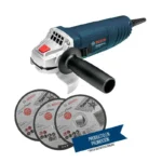 MINIESMERILADORA 4 1/2" 850W GWS 850 EJE M14+3DI
