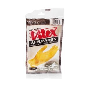 Guantes de Uso General Vitex Multiusos Rojo Talla 9 - Par, Agarre Mejorado y Resistencia Química para Uso Prolongado