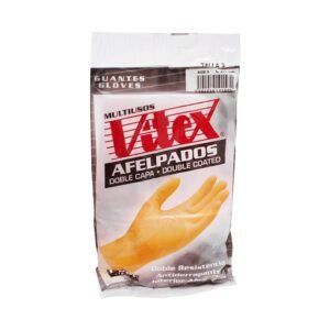 Guantes de Uso General Vitex Multiusos Rojo Talla 7.5 - Par, Reforzados para Mayor Durabilidad, Ideales para Tareas Domésticas y Profesionales