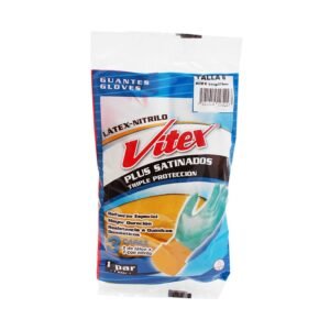 Guantes de Protección Vitex Plus Satinado Talla 6 - Par, Fabricados en Material Premium, Ultra Cómodos y Resistentes al Desgaste