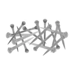 CLAVO P/HERRAR # 5 MUSTAD PAQUETE/250PZAS