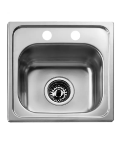 FREGADERO  38.1 X 38.1 P/EMPOTRA 1 TINA A/INOX C/A