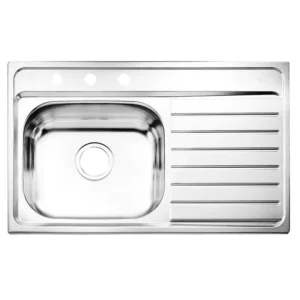 FREGADERO  80 X 51 P/EMPOTRAR 1 TINA DER A/INOX