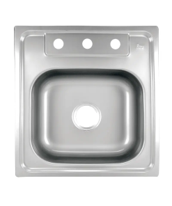 FREGADERO  53.3 X 50.8 P/EMPOTRAR 1 TINA A/INOX