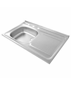 FREGADERO  80 X 50 SOBREPONER 1 TINA DER A/INOX