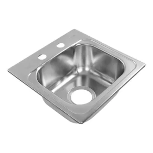 FREGADERO  38.1 X 38.1 P/EMPOTRA 1 TINA A/INOX