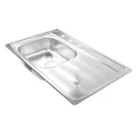 FREGADERO 80 X 51 P/EMPOTRAR 1 TINA DER A/INOX