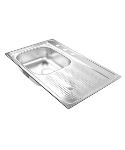 FREGADERO  80 X 51 P/EMPOTRAR 1 TINA DER A/INOX