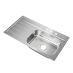 FREGADERO 95 X 51 P/EMPOTRAR 1 TINA IZQ A/INOX