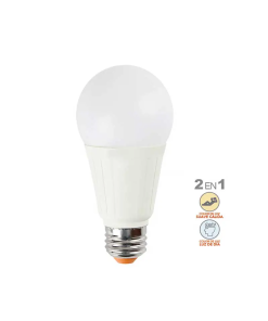 FOCO   9W TIPO.A19 LED DIA E27 25000HRS DIMEABLE