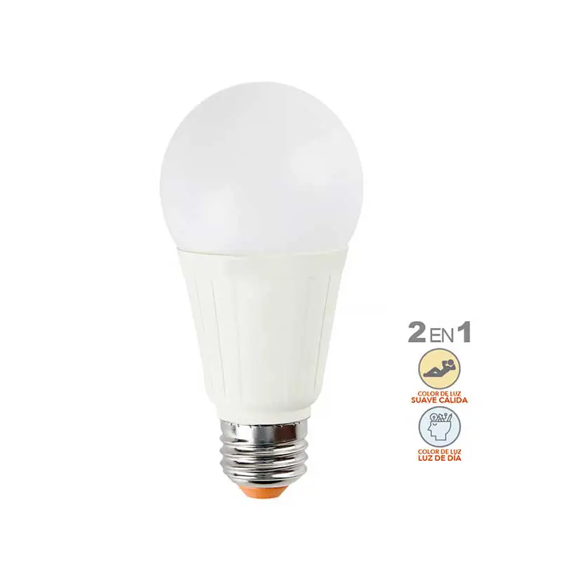 FOCO 9W TIPO.A19 LED DIA E27 25000HRS DIMEABLE