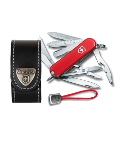 NAVAJA MINICHAMP ROJA, 16 USOS C/FUNDA Y CORDON