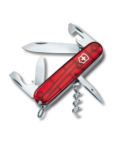 NAVAJA SPARTAN ROJA TRANSP 12 FUN 91MM VICTORINOX