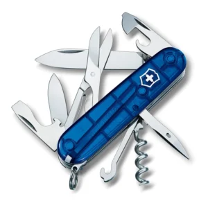 NAVAJA CLIMBER AZUL TRANSP 14 FUN 91MM VICTORINOX