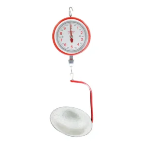 BASCULA DE   10KG T/RELOJ C/CUCHARON COLGANTE TECN