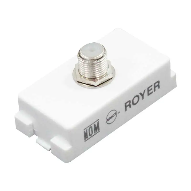 BOTON COAXIAL BLANCO ROYER 100