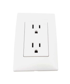 CONTACTO DUPLEX POLARIZ. C/PLACA BCO 100 ROYER