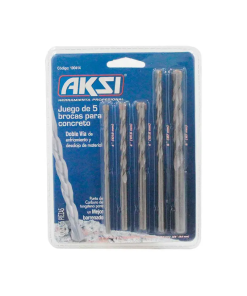 JUEGO 5 PCS DE BROCAS PARA CONCRETO