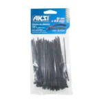 CINCHO DE PLASTICO 100 X 2.5 MM NEGRO 100PZ AKSI