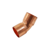CODO DE  19 MM.   3/4" X 45° DE COBRE NACOBRE