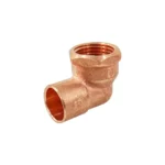 CODO PIPA 13 MM. 1/2" X 90° ROSCA INT NACOBRE